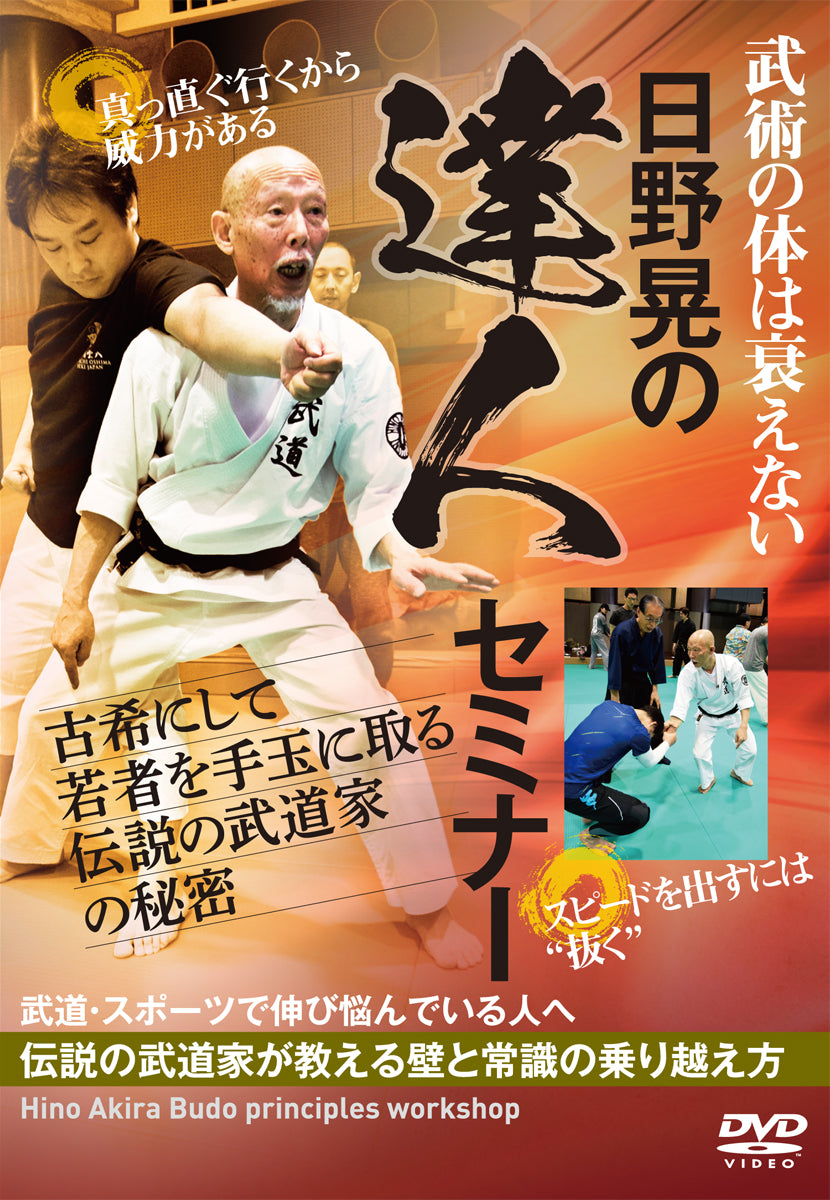 Akira Hino Budo Principles Seminar DVD - Authentic Japanese Martial Arts Training for Self-Defense & Personal Growth | Perfect for Martial Arts Enthusiasts, Instructors & Self-Improvement Seekers