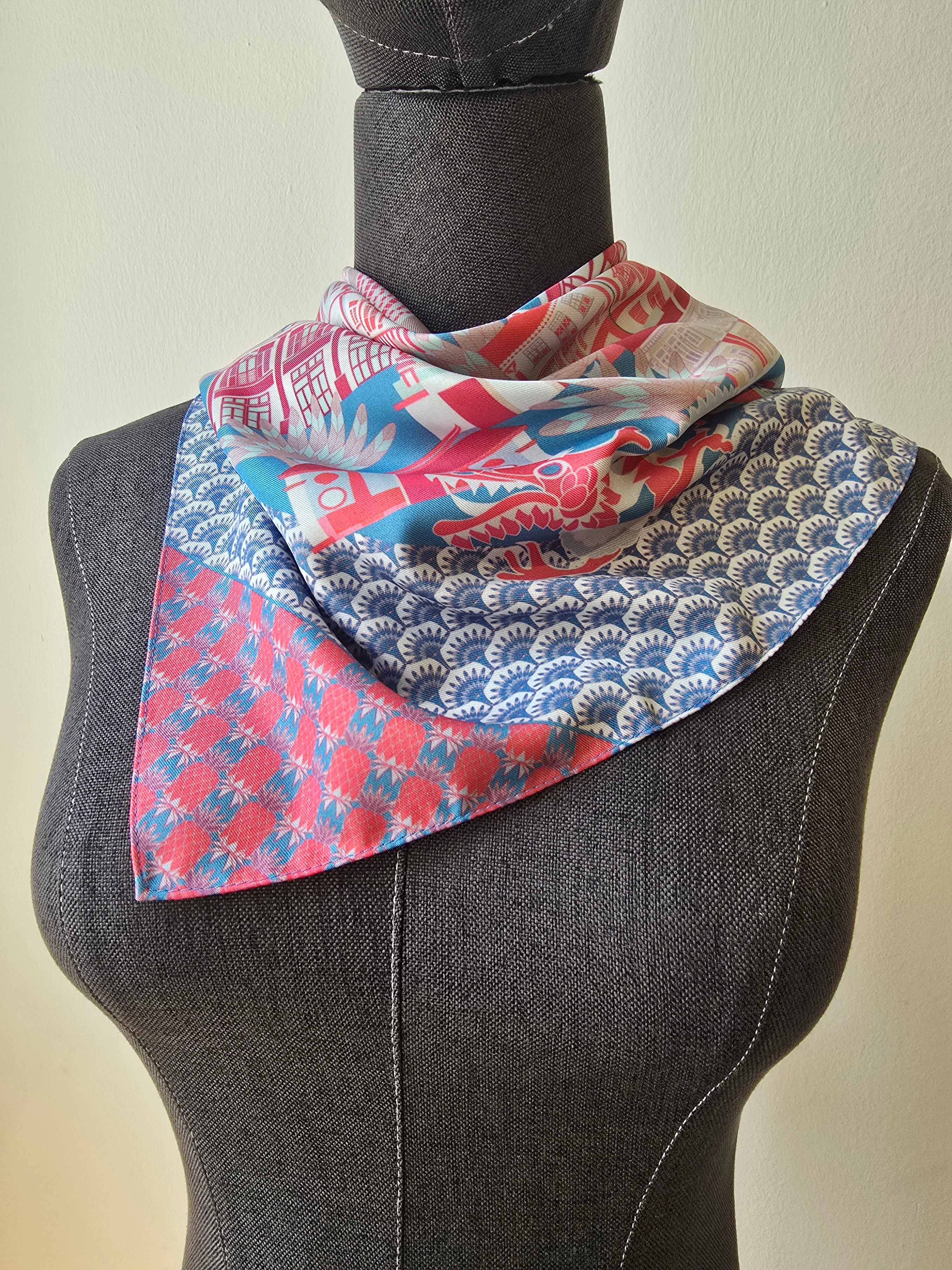 Stylish Tanjong Pagar Petite Re Thread Scarf - Lightweight Fashion Accessory for Women - Perfect for Office, Travel & Casual Outfits