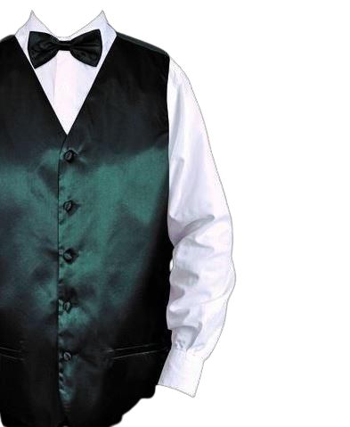 DANIEL ELLISSA Women's Solid Vest Set VS801 in Hunter Green - Stylish Layering Outfit for Work, Office, and Casual Wear