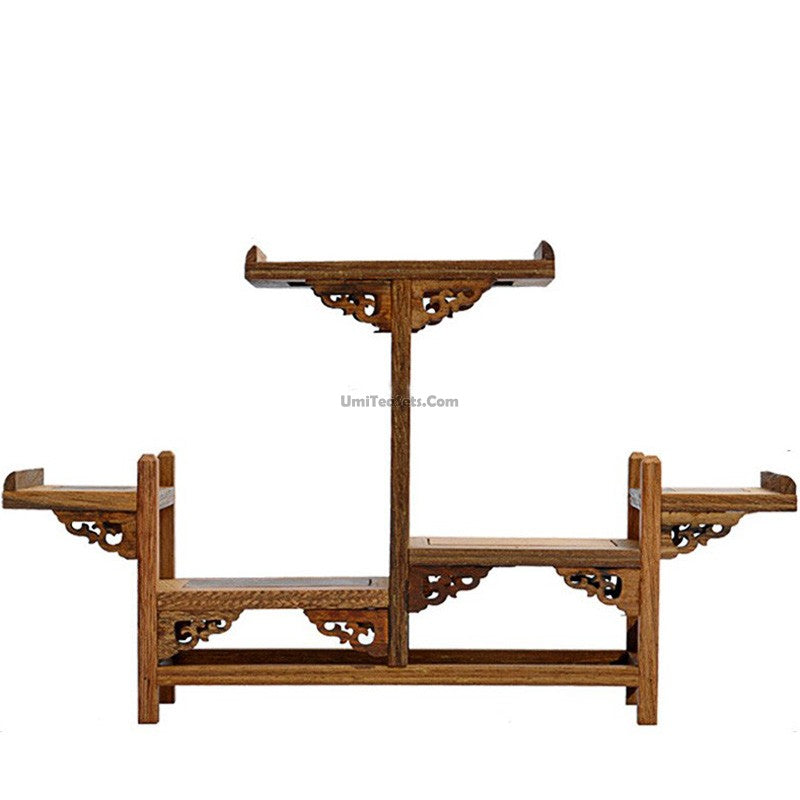 Exquisite Wenge Wood Tea Tray - Handcrafted Plane-Shaped Tea Set Stand for Gongfu Tea Ceremony | Perfect for Chinese Tea Culture Enthusiasts & Home Decor