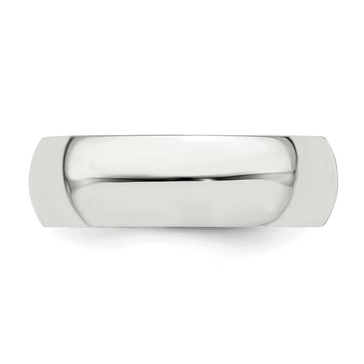 925 Sterling Silver Half Round Band Ring for Women & Men - Durable & Hypoallergenic Wedding, Engagement, or Fashion Jewelry - Available in Multiple Sizes (US 4-12) - Perfect for Gifts, Anniversaries & Everyday Wear