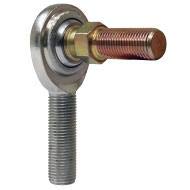 QA2 Male Stud Rod End, LH, 1/4-28 Thread - CML4S (Pack of 5) - Heavy Duty Suspension Linkage for Automotive, Industrial Machinery & Robotics Applications