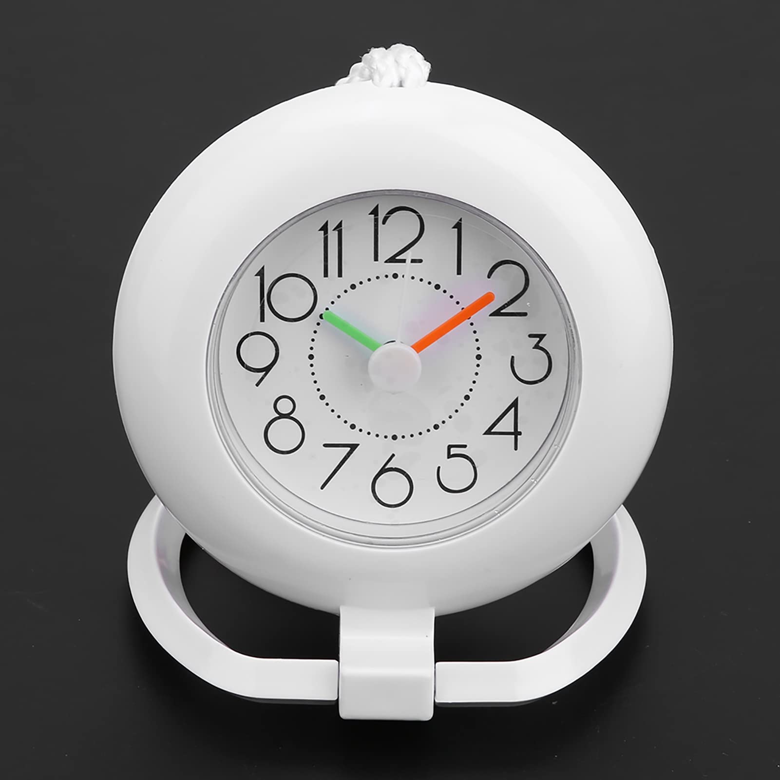 Waterproof Digital Shower Wall Clock - Bathroom & Kitchen Decor (White) for Home Use