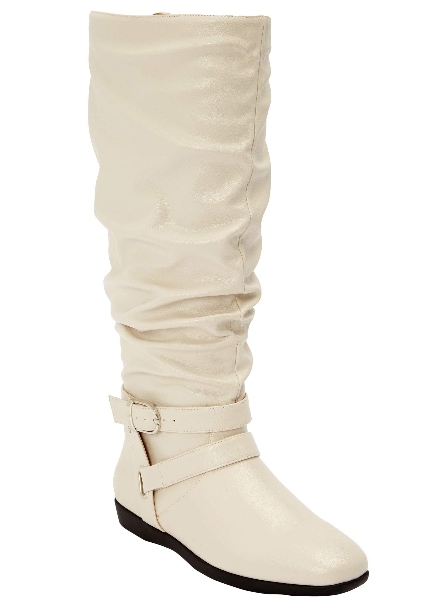 Comfortview Women's Wide Width The Arya Wide Calf Boots - Stylish & Comfortable Winter Boots for Wide Feet, Perfect for Snow, Rain & Cold Weather Outfits