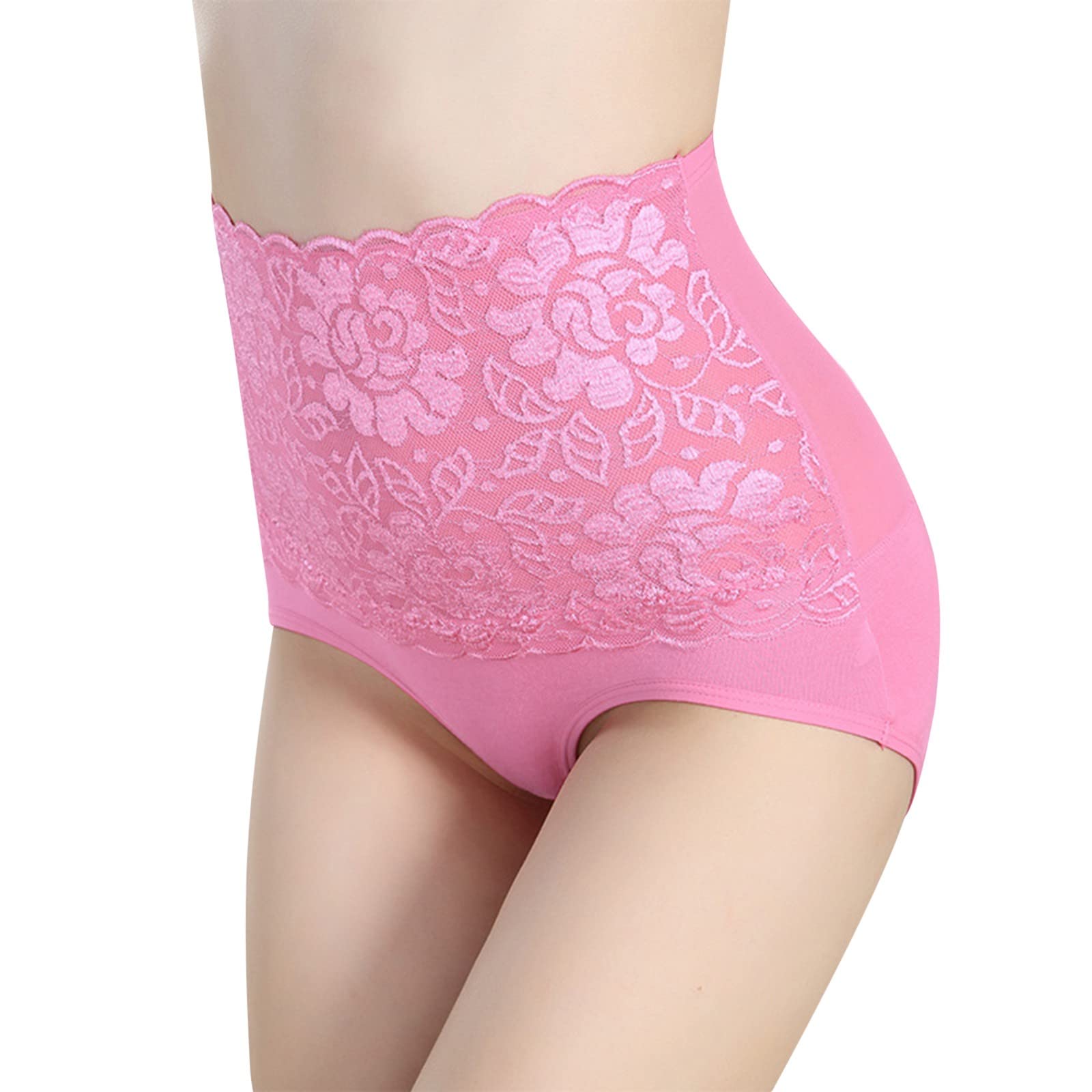 Sexy High Waist Shapewear Panties for Women - Spring Slimming Underwear with Double Lace Trim | Perfect for Everyday Wear, Date Nights & Special Occasions