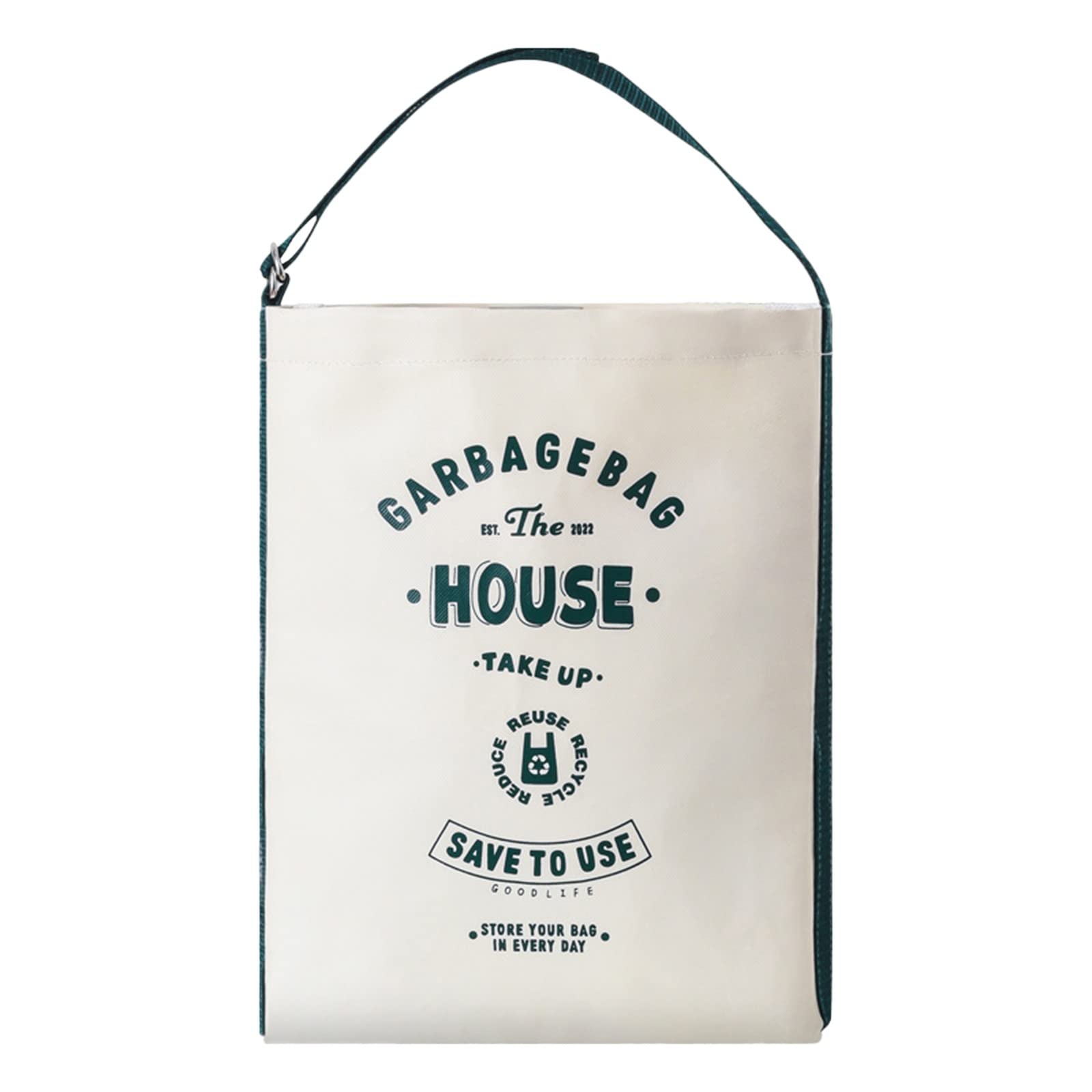Waterproof Fabric Storage Bags - Large Wall Mounted Kitchen Garbage Bags, Reusable Shopping Bags & Closet Organizer Boxes with Lids - Perfect for Pantry Organization, Grocery Storage & Home Decluttering