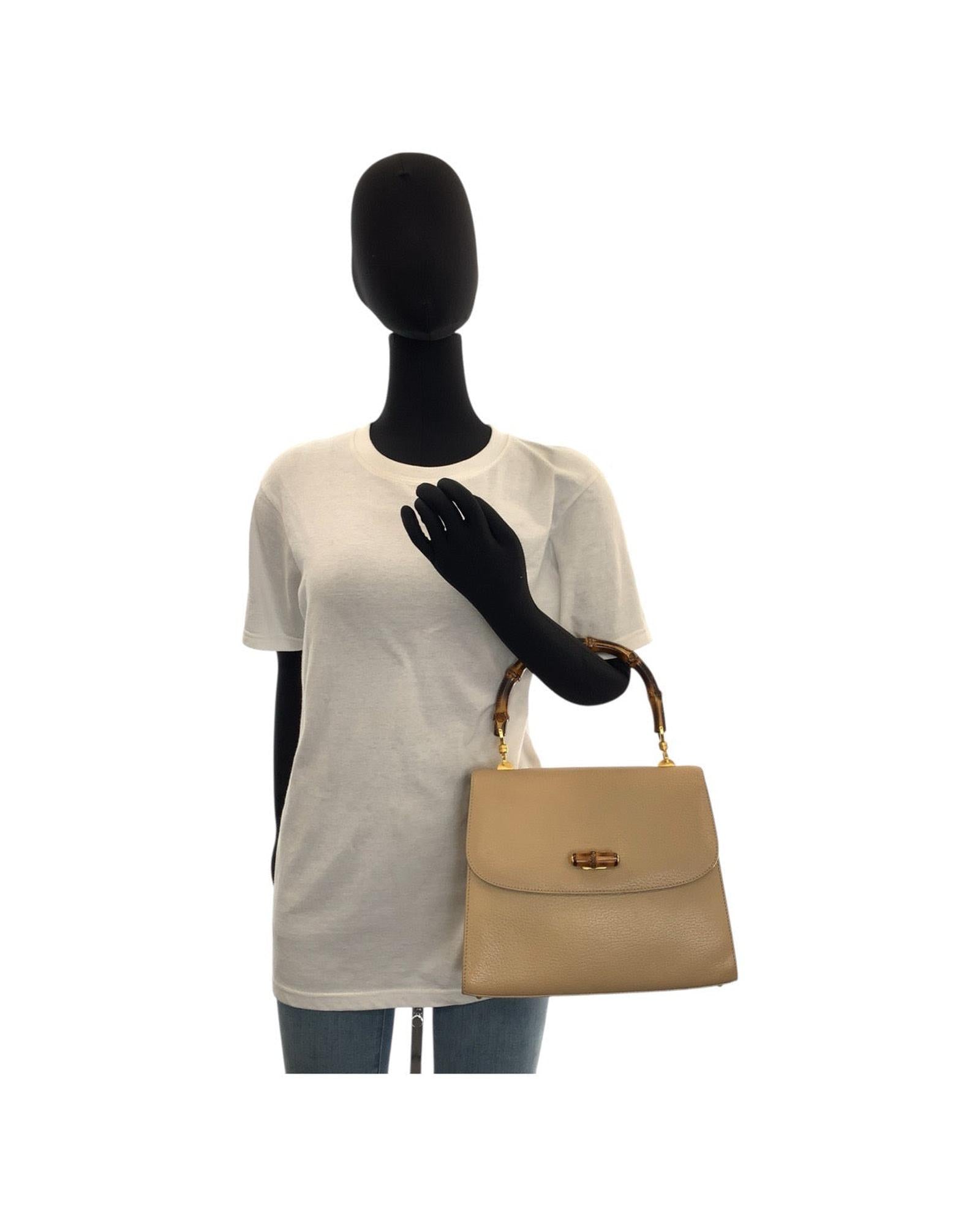 Eco-Friendly Bamboo Top Handle Bag for Women - Stylish & Sustainable Handbag for Work, Shopping, and Daily Use