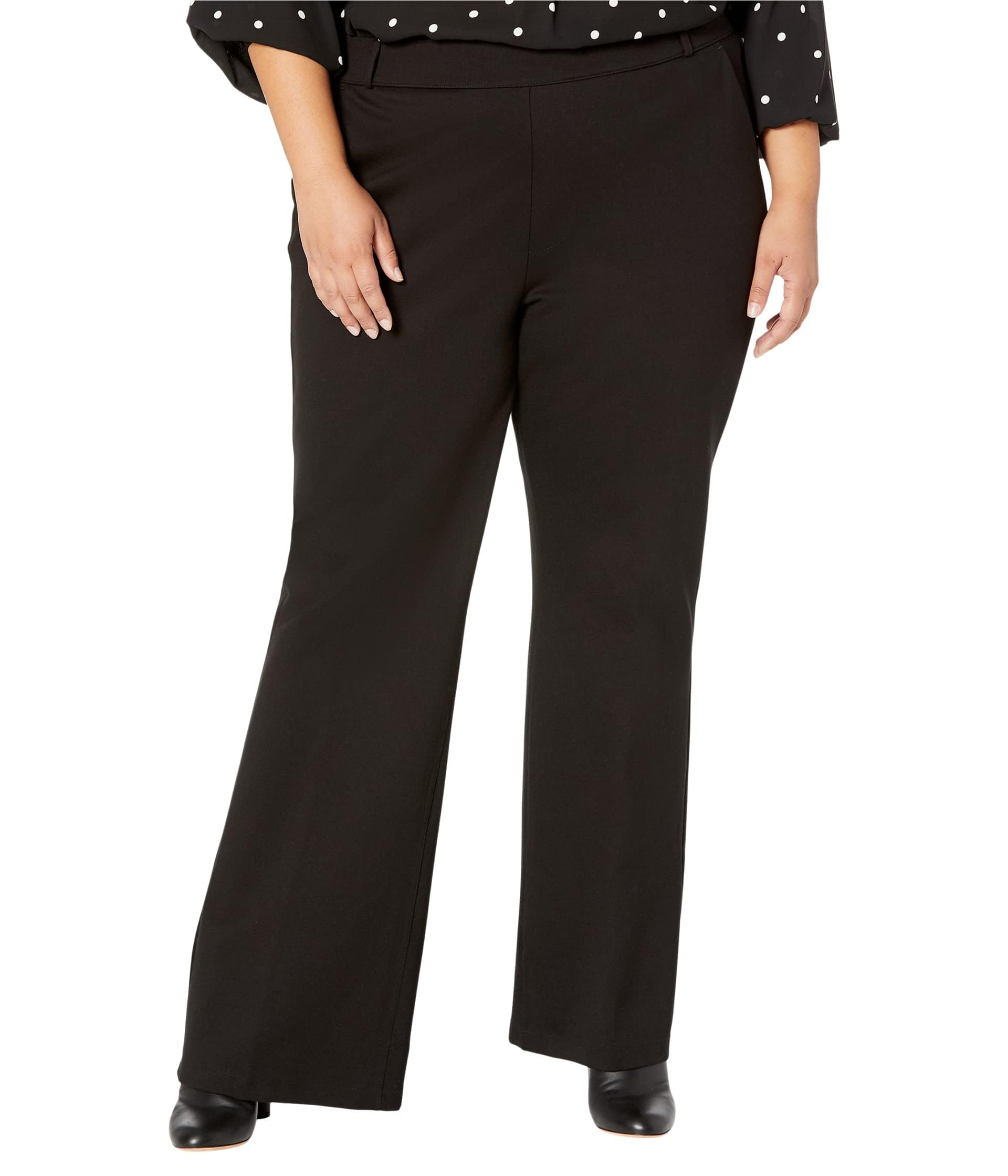 NYDJ Women's Plus Size Pull-On Flare Leg Trousers - Stretchy Comfort Pants for Work & Casual Wear | Perfect for Office, Travel & Everyday Outfits