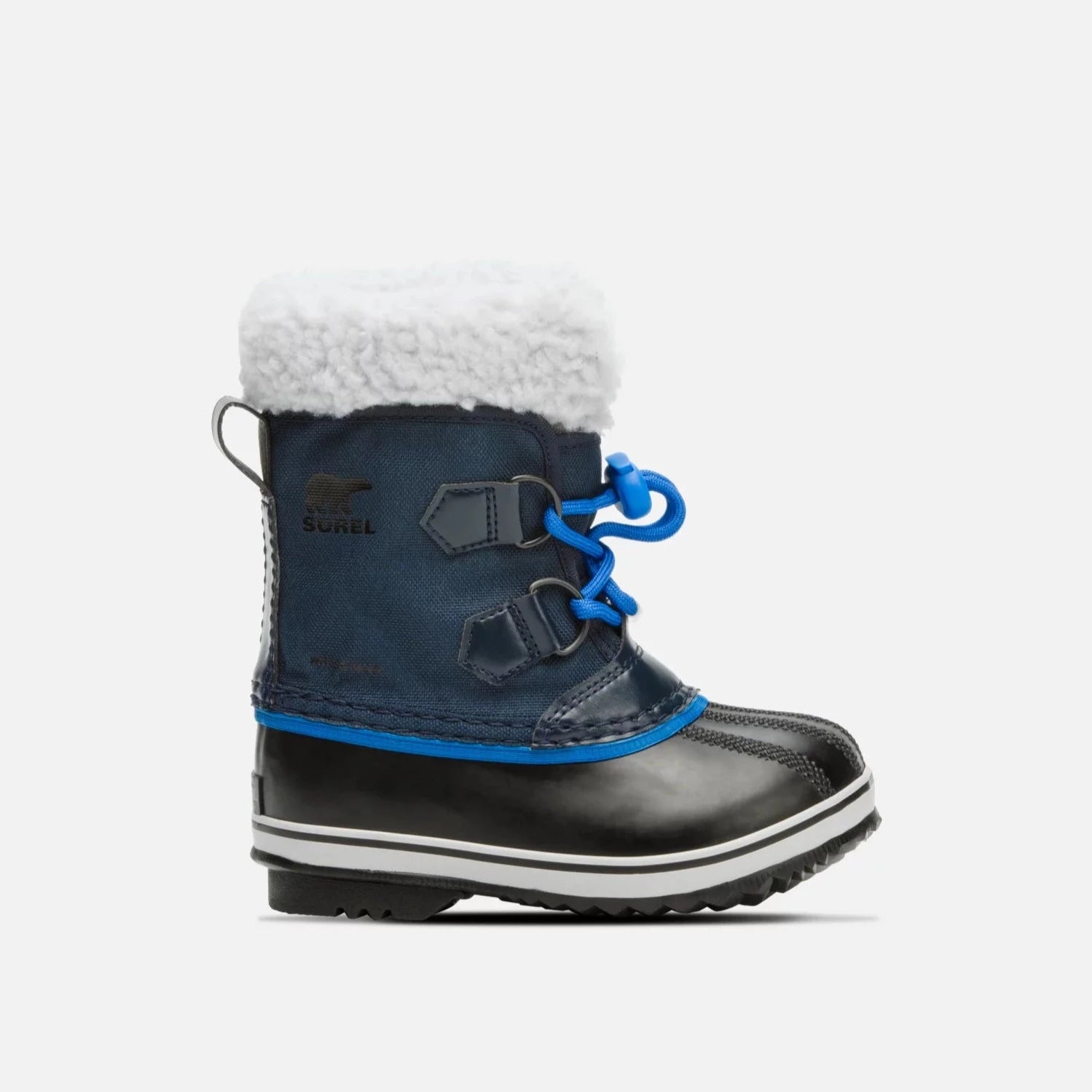 Sorel Collegiate Navy Nylon Yoot Pac Waterproof Winter Boots for Kids - Warm Snow Boots for Boys & Girls - Perfect for Snow Play, School & Outdoor Activities