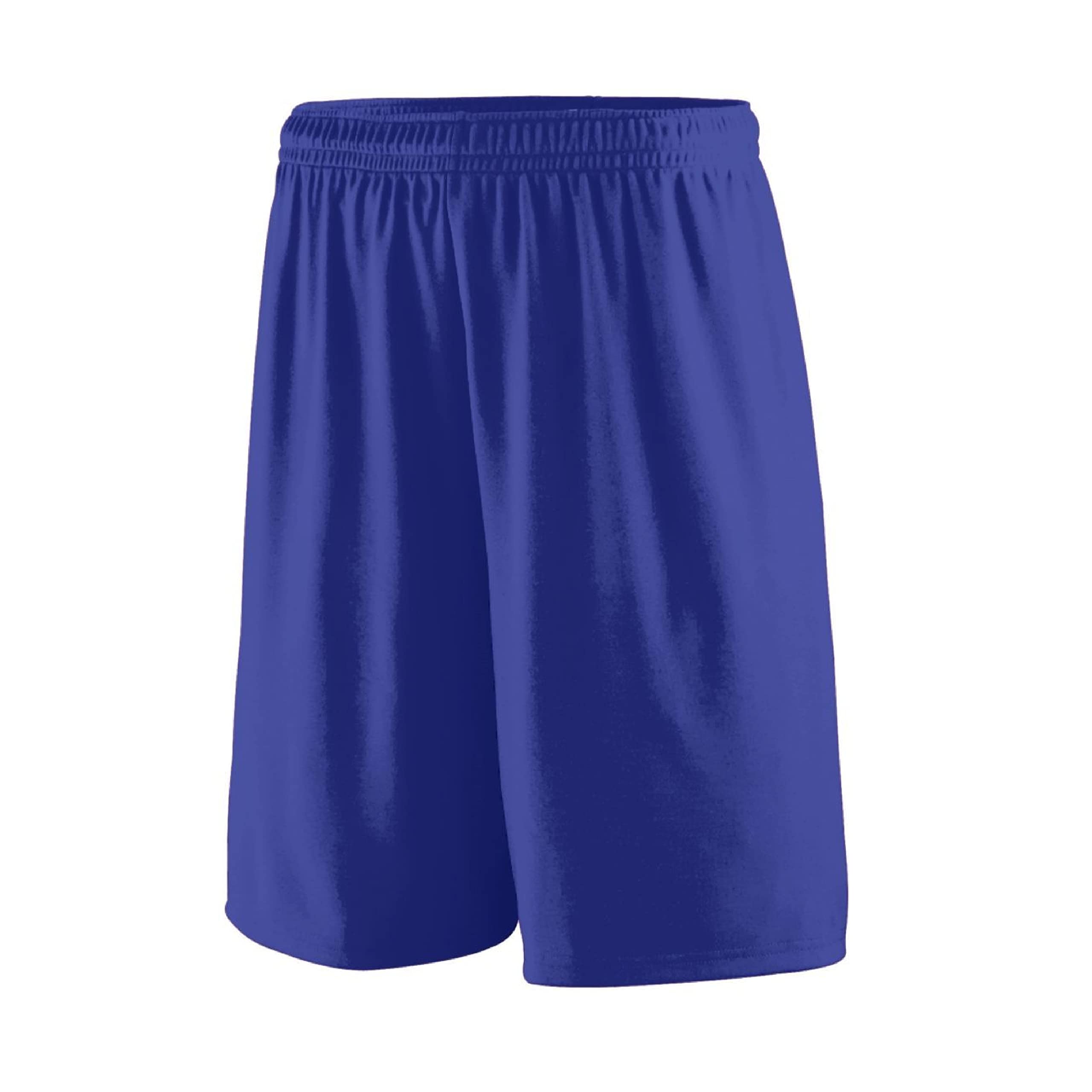 Augusta Sportswear Youth Training Shorts - 9-Inch Inseam Athletic Gym Shorts for Teens | Perfect for Basketball, Soccer & Workout Sessions