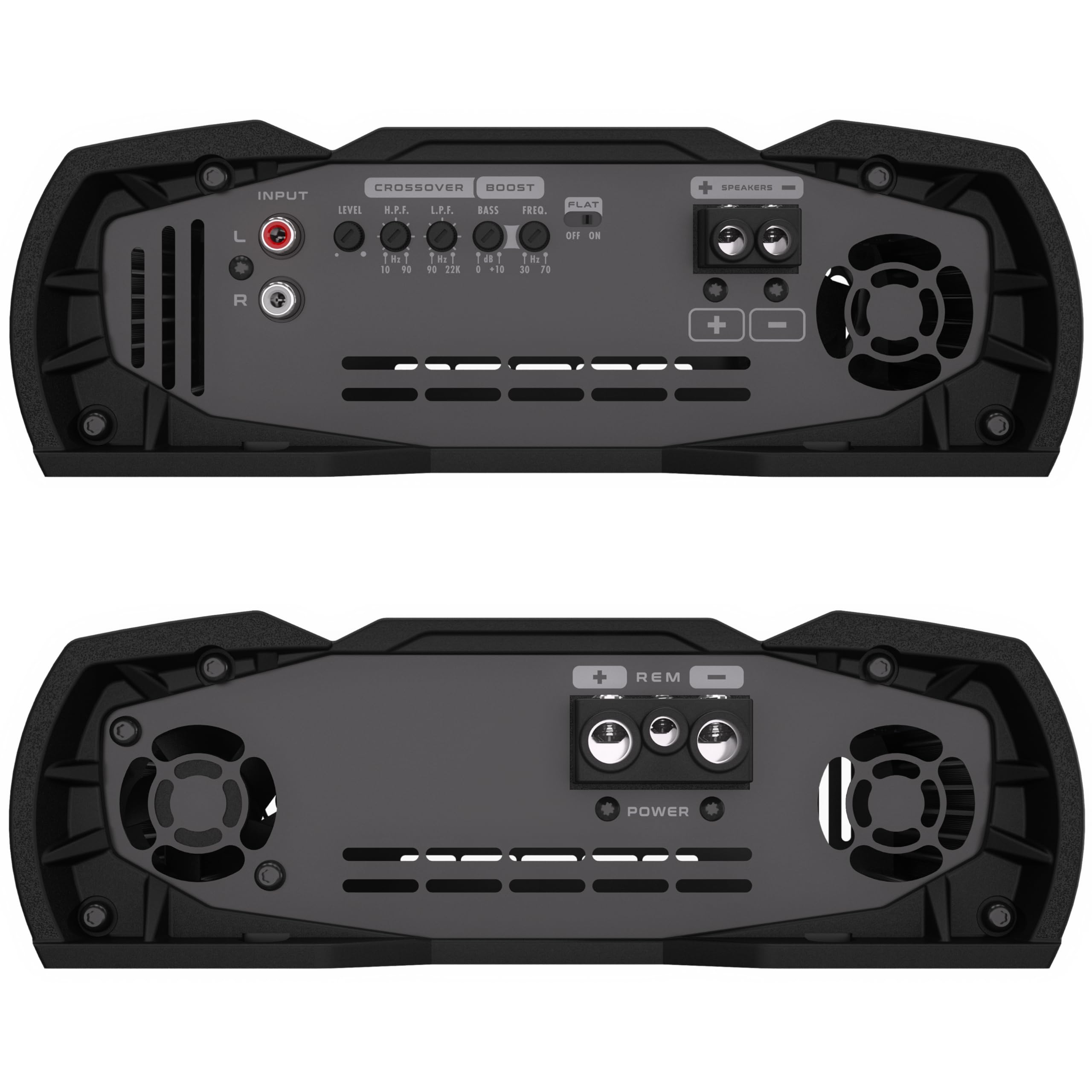 Stetsom Vulcan 2000 1 Ohm Car Amplifier - 2000W RMS Mono Full Range Power, 1Ω Stable HD Audio with Crossover & Bass Boost | Perfect for Car Stereo, Subwoofer & Speaker Systems | Enhanced with Smart Cooling Technology for Long Drives & Bass-Heavy Music