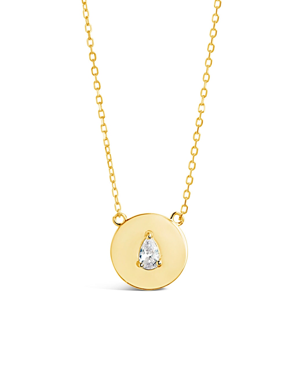 Cassie CZ Circle Pendant Necklace - Elegant Cubic Zirconia Jewelry for Women | Perfect for Parties, Weddings & Everyday Wear
