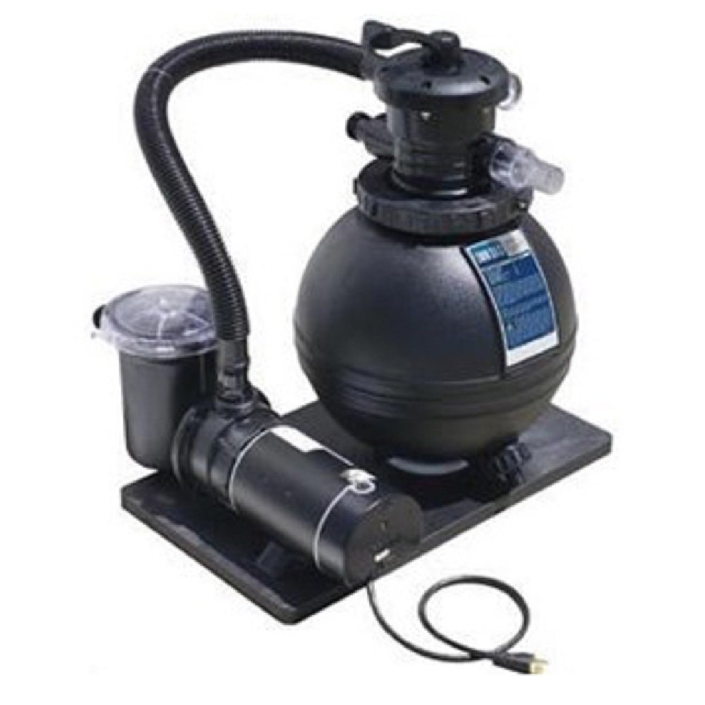 Waterway 5201601 16-Inch Sand Filter System with 0.5HP Pump & Trap - Ideal for Above Ground Pools, Backyard Swimming Pools & Spa Maintenance