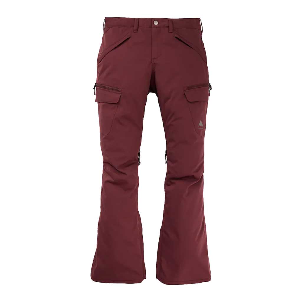 Burton 23/24 Women's Gloria Snow Pants - Waterproof Insulated Ski Pants for Women, Almandine Color - Perfect for Skiing, Snowboarding & Winter Outdoor Activities