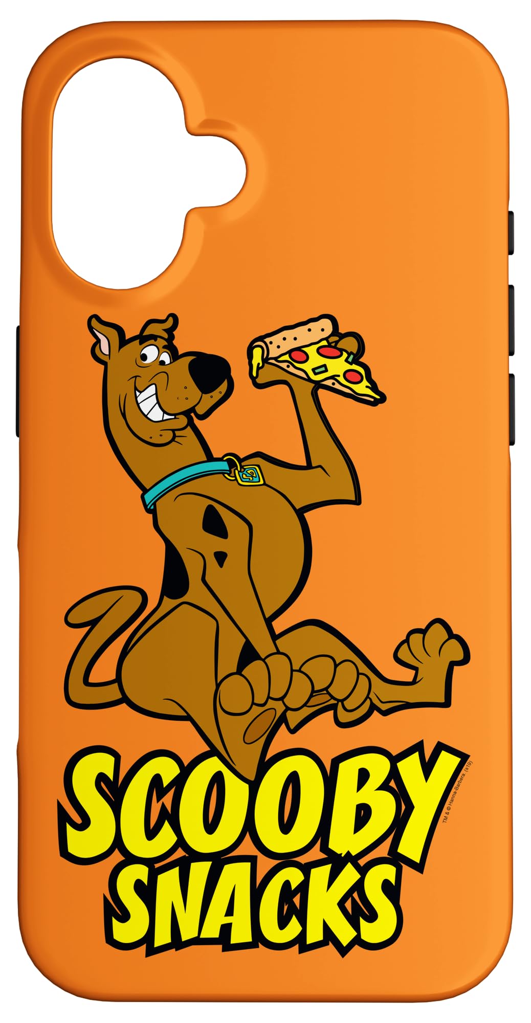 Scooby-Doo iPhone 16 Case - Fun Scooby Snacks Pizza Design - Protective Phone Cover for iPhone 16 - Perfect for Fans, Cartoon Lovers & Gift Giving