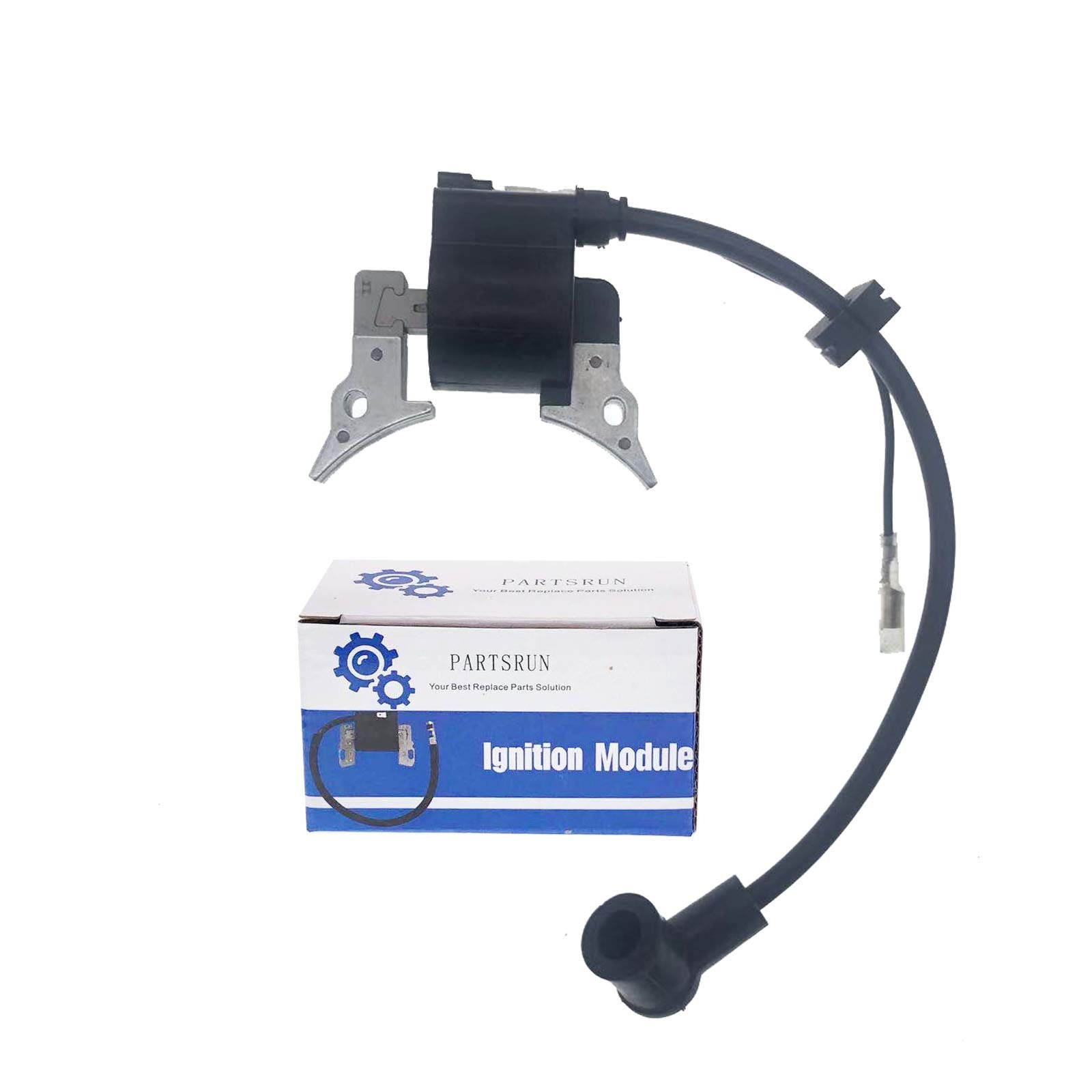 PARTSRUN Ignition Coil Replacement for TANAKA Brush Cutter Mower Models SUM328 BG328 TBC328 TBC355 1E36F TIA-340 340 355 Gasoline Engine - Compatible with Grass Trimmer ZF760-1 - Perfect for Lawn Care, Landscaping & Yard Maintenance