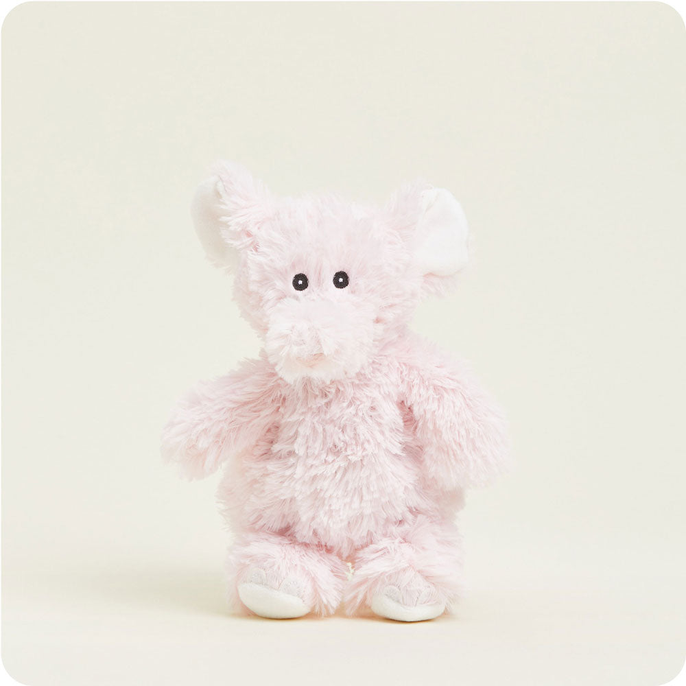 Pink Elephant Warmies Junior - Microwaveable Plush Toy for Kids | Soft & Cozy Stuffed Animal for Comfort, Warmth & Stress Relief | Perfect for Bedtime, Relaxation & Anxiety Relief