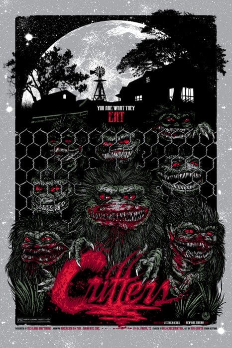 Critters Rhys Cooper Poster - Vintage Horror Movie Art Print for Home, Office & Theater Decor - Perfect for Fans & Collectors