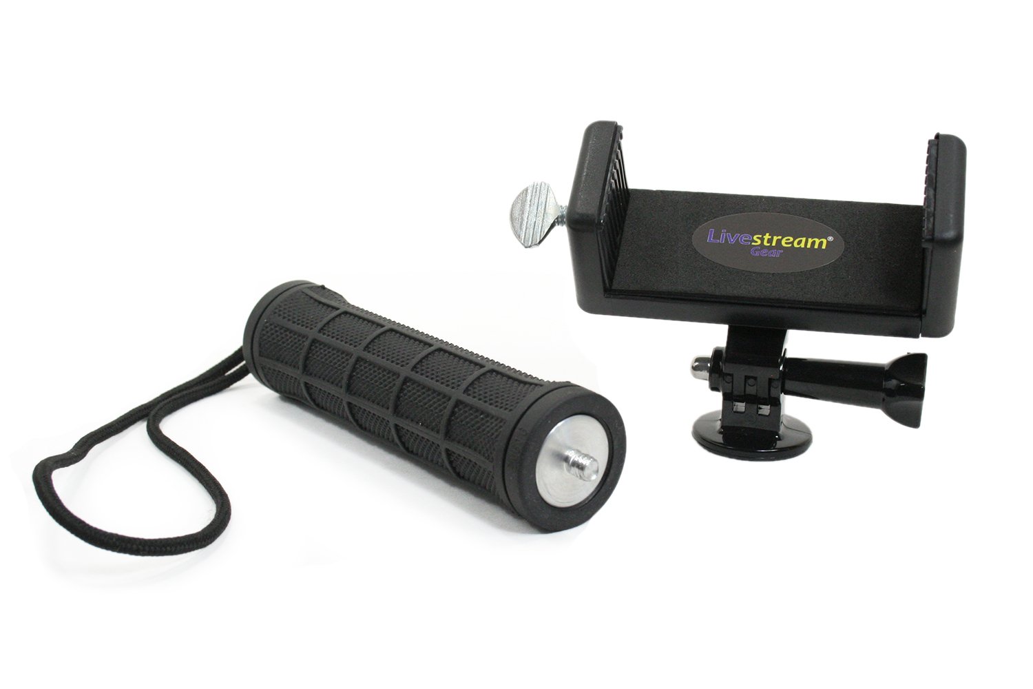 Livestream Gear® - Universal Phone Grip Holder for Live Streaming, Zoom Meetings & Video Recording - Compatible with iPhone 6 Plus, Galaxy Note & Large Smartphones - Perfect for Vlogging, Gaming & Outdoor Activities
