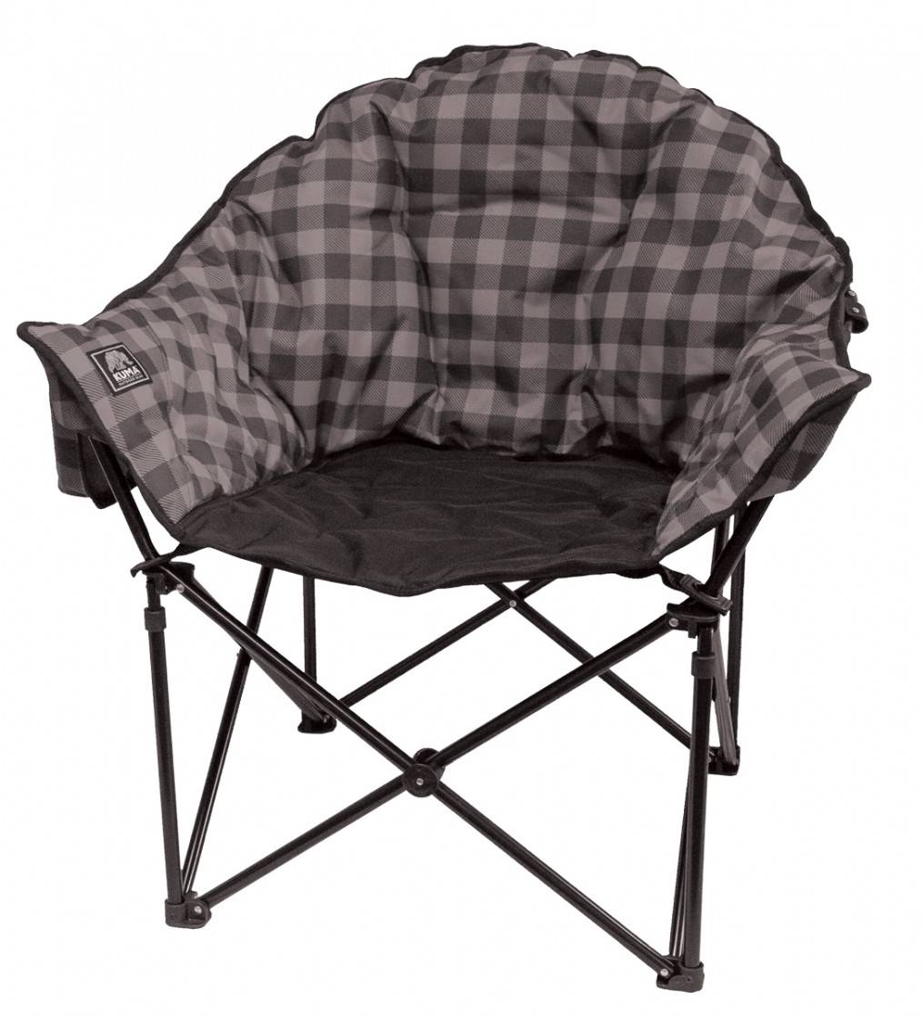 KUMA Lazy Bear Chair - Oversized Plush Gaming Chair with Ergonomic Support, Grey/Black - Perfect for Gaming, Lounging & Relaxing in Bedroom or Living Room