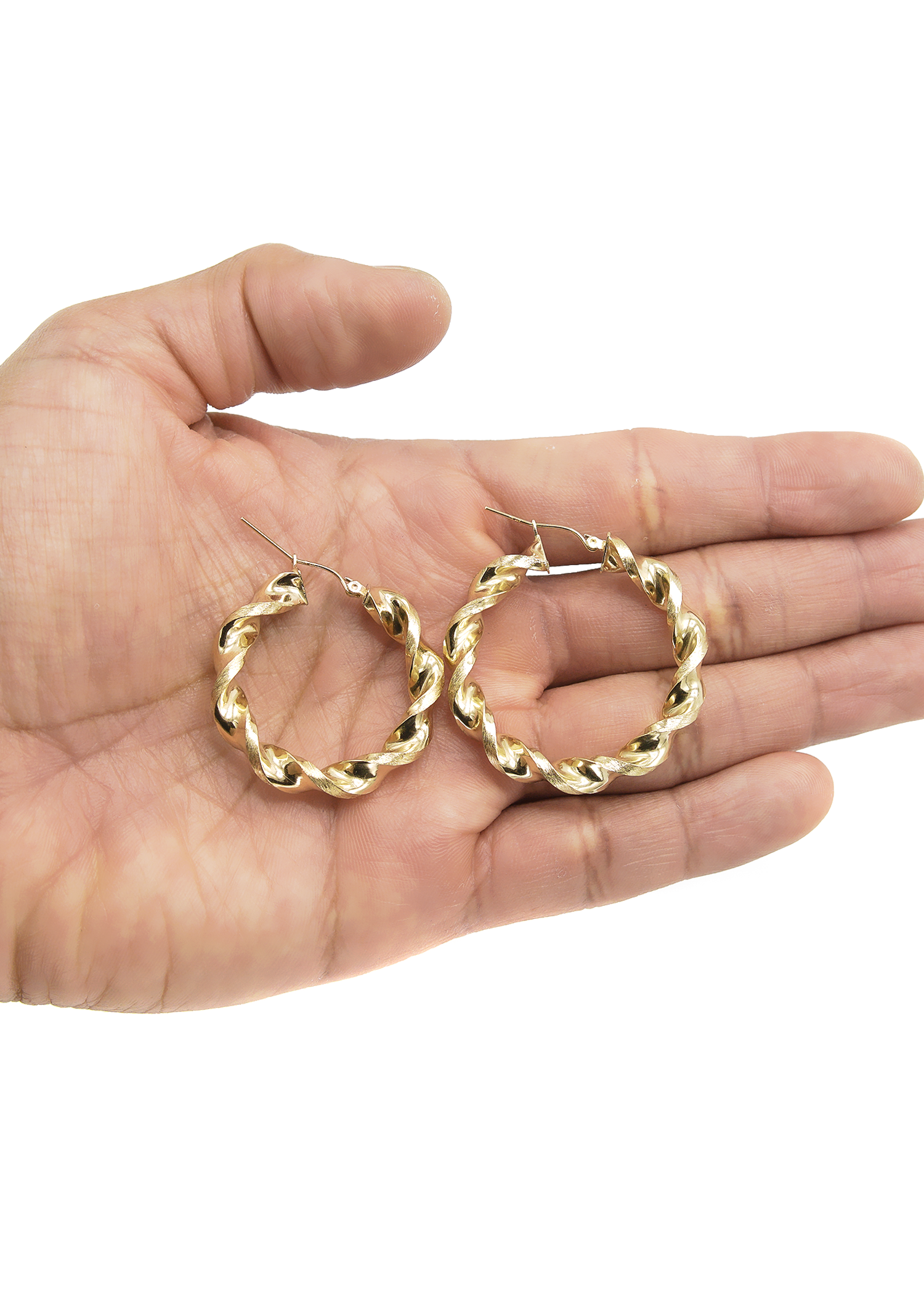 10K Gold Hoop Earrings for Women - Adjustable Size & Customizable Design | Perfect for Everyday Wear, Parties & Special Occasions