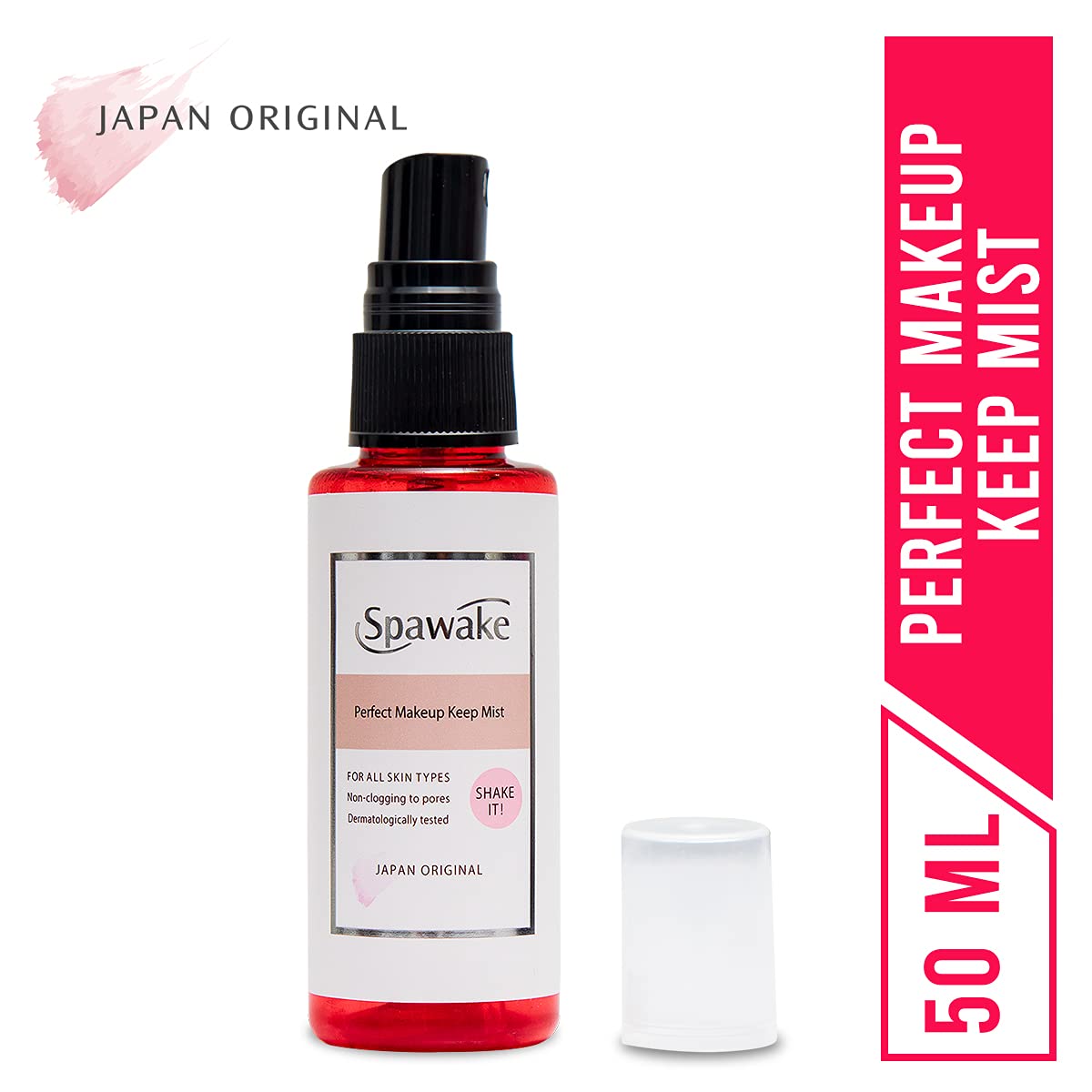 Spawake Makeup Fixer Spray with Vitamin B6 | Long-Lasting Makeup Setting Mist | 50ml | Perfect for Bridal, Photography & Daily Wear