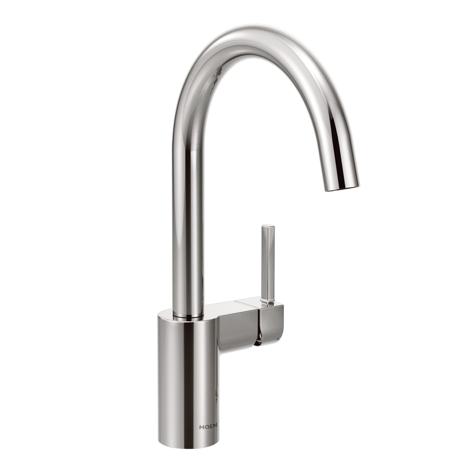 Moen 7365 Align One-Handle High-Arc Modern Kitchen Faucet in Chrome - Sleek Design for Easy Dishwashing & Food Prep, Perfect for Contemporary Kitchens