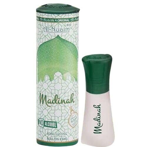 Madinah 6ML Unisex Itr Perfume - Long Lasting Attar Fragrance Oil in Roll On Bottle (0.20 Fl Oz) - Perfect for Daily Wear, Gifts & Special Occasions