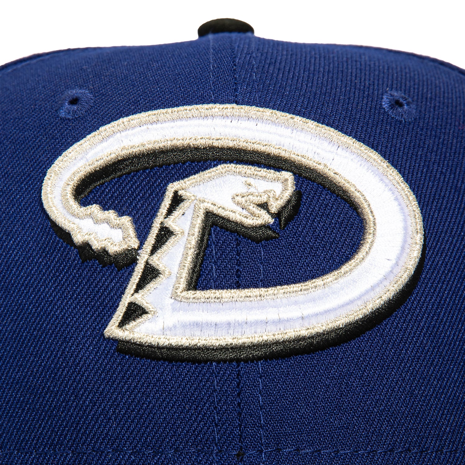 New Era 59Fifty Barbershop Arizona Diamondbacks Inaugural Patch Fitted Baseball Cap - Royal & Black - Official MLB Licensed Hat for Sports Fans & Collectors | Perfect for Games, Streetwear & Fashion Outfits