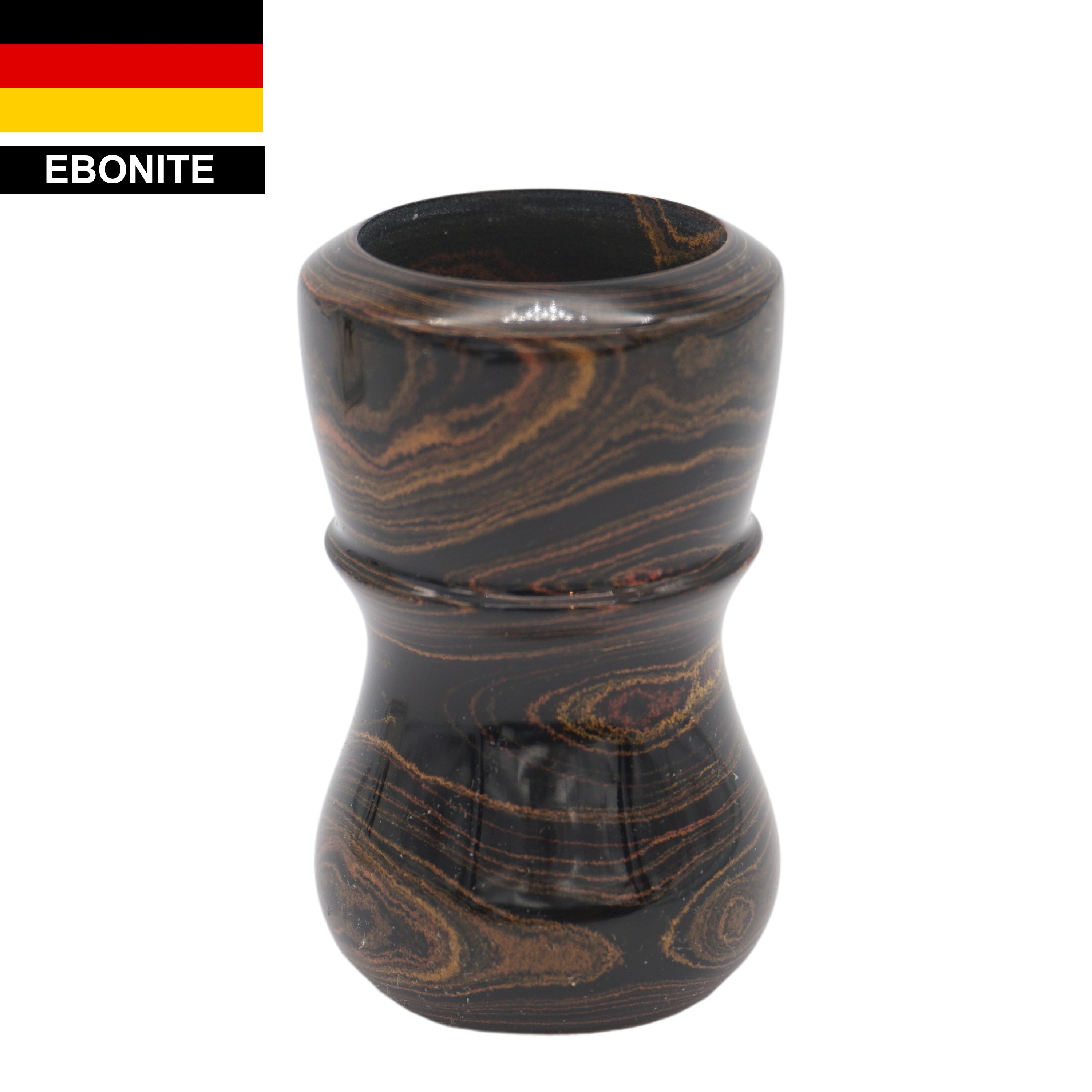 Premium Honey Ebonite Handmade Shaving Brush Handle - Fits 24mm & 26mm Knots - Perfect for Wet Shaving & Grooming Gifts