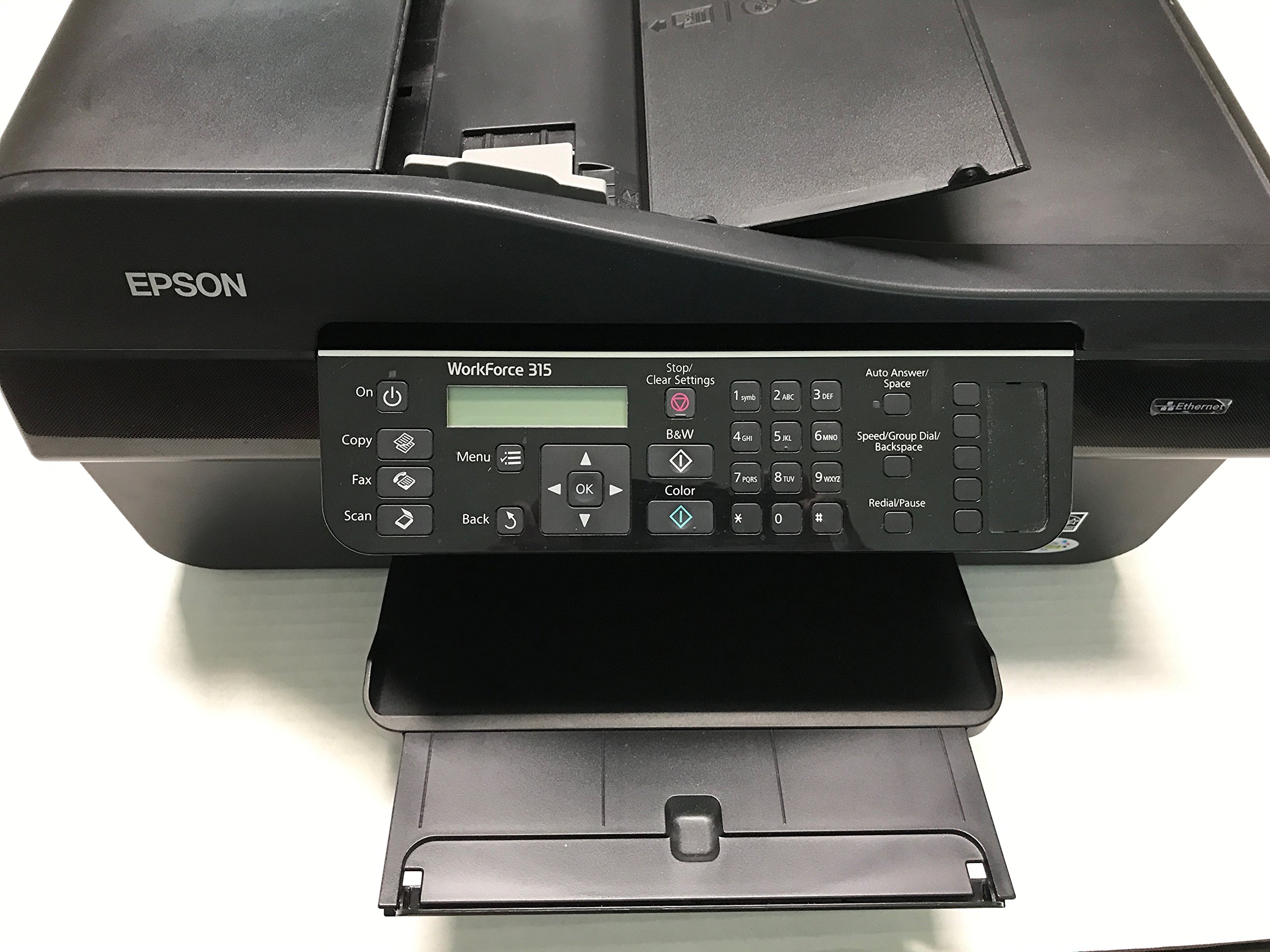 Epson WorkForce 315 Wireless All-in-One Inkjet Printer with Scanner, Copier & Fax - Perfect for Home Office & Small Business Printing Needs