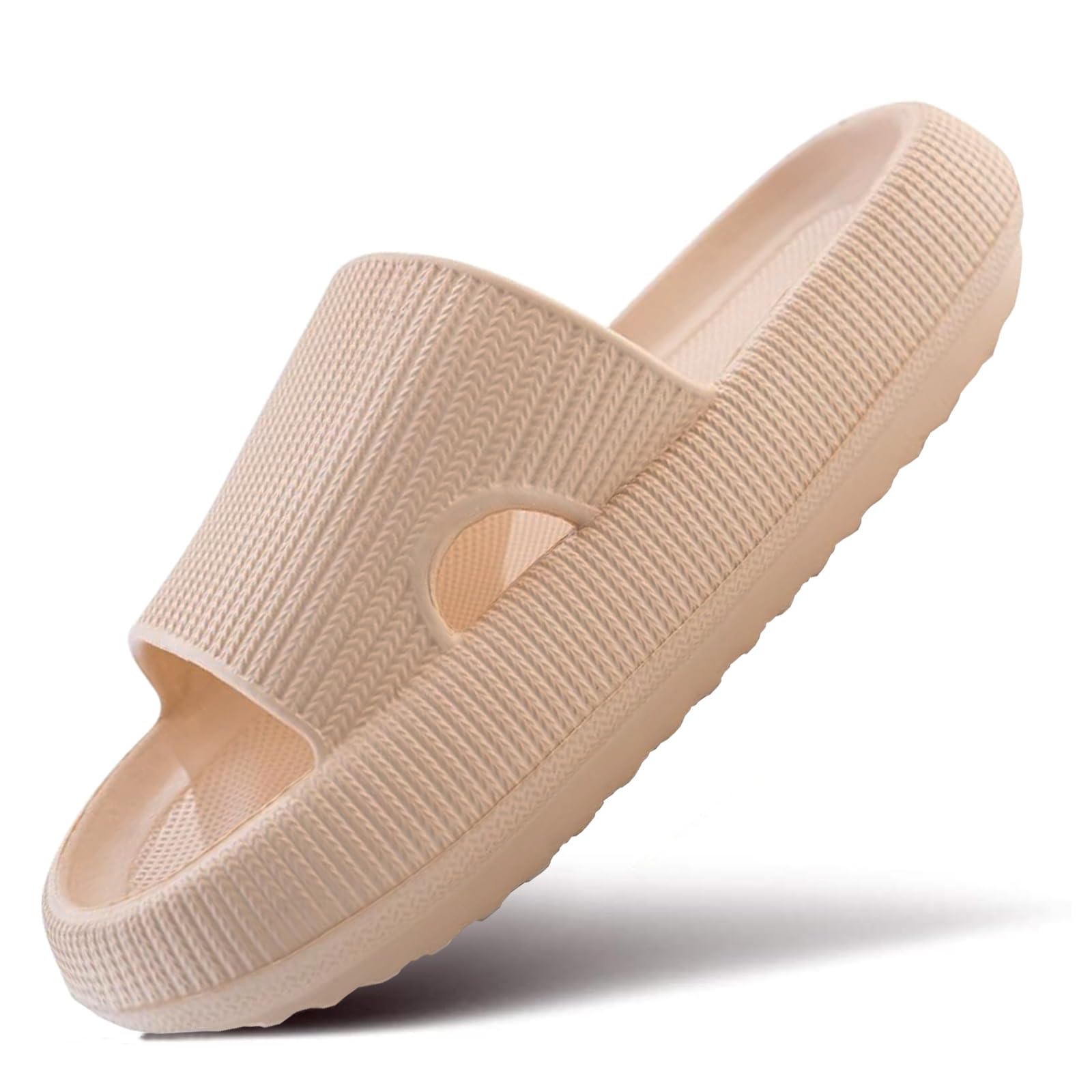 Cloud Slippers for Women and Men - Ultra Soft Pillow Slippers with Non-Slip Sole | Shower Slides & Bathroom Sandals | Thick Cushioned Comfort for Home, Spa, and Relaxation