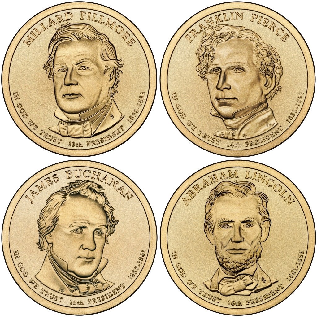2010 P & D Presidential Dollar 8-Coin Uncirculated Set - US Mint Collection for Coin Collectors & History Enthusiasts | Perfect for Display, Gifting & Investment