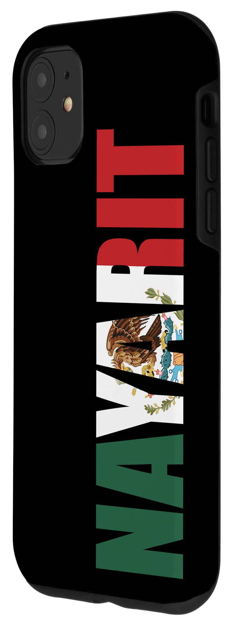 iPhone 11 Case with Nayarit Mexico Mexican Flag Design - Durable Protective Cover for Travel & State Pride (Compatible with iPhone 11) - Perfect for Vacation, Cultural Events & Everyday Use