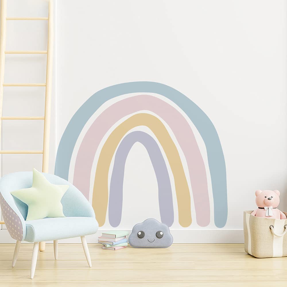 Removable Waterproof Nursery Wall Decals - Vinyl Wall Stickers for Kids Room Decor, Girls Bedroom Wallpaper - Perfect for Baby Rooms, Playrooms & Nursery Decorations