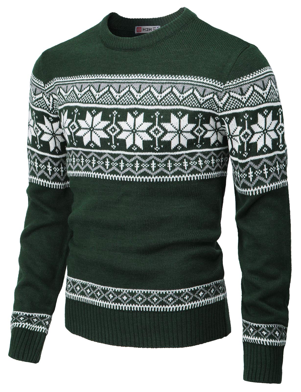 Men's Slim Fit Knitted Christmas Sweater - Casual Holiday Party Pullover for Xmas, Winter & Family Gatherings