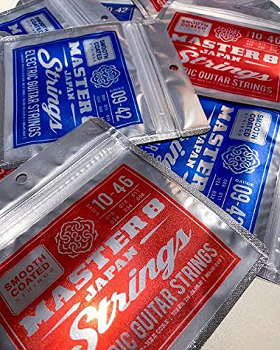 JAPAN Strings Smooth Coated Electric Guitar Strings 10-46 Gauge - Premium Coating for Long-Lasting Tone & Playability - Perfect for Rock, Blues and Studio Recording