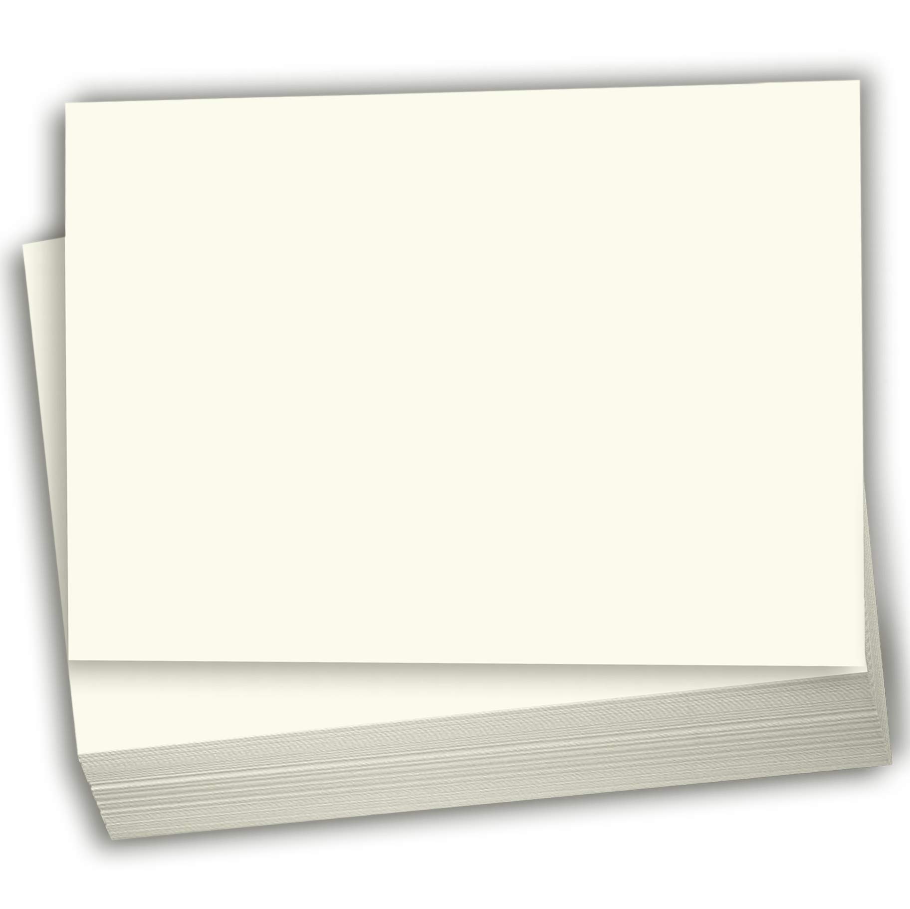 Premium 80 lb Cream Colored Cardstock - 5 x 7 Inch Blank Index Cards & Postcards for Printing - Heavyweight Stationery for Greeting Cards, Invitations, DIY Crafts - 100 Pack - Perfect for Wedding Invites, Business Cards, and Scrapbooking Projects