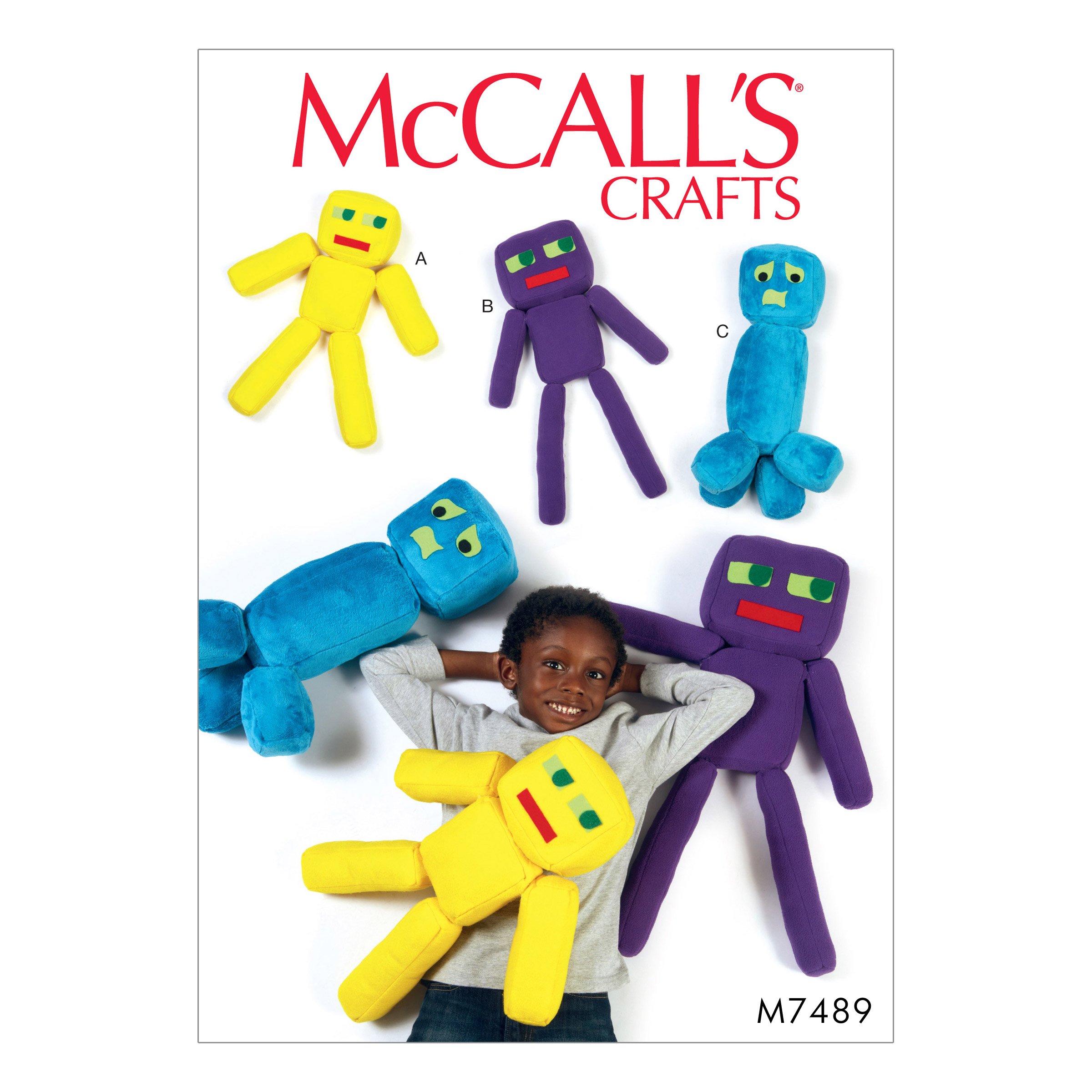 McCall's M7489 Plush Robot Toy Sewing Pattern - DIY Stuffed Animal Craft Kit for Kids & Beginners | Perfect for Gifts, Home Decor, and Sewing Projects
