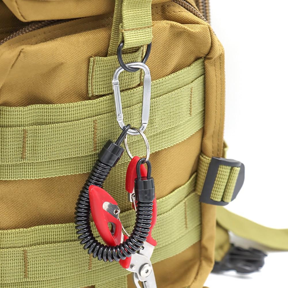 6pc Heavy Duty Fishing Lanyards with Carabiner - for Pliers & Tools Safety