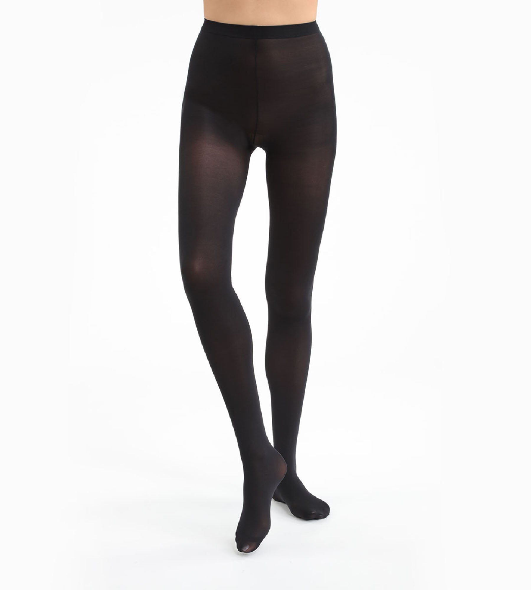Black Tights for Women - Slimming 45 Denier Opaque Leggings - Perfect for Work, Parties & Everyday Wear