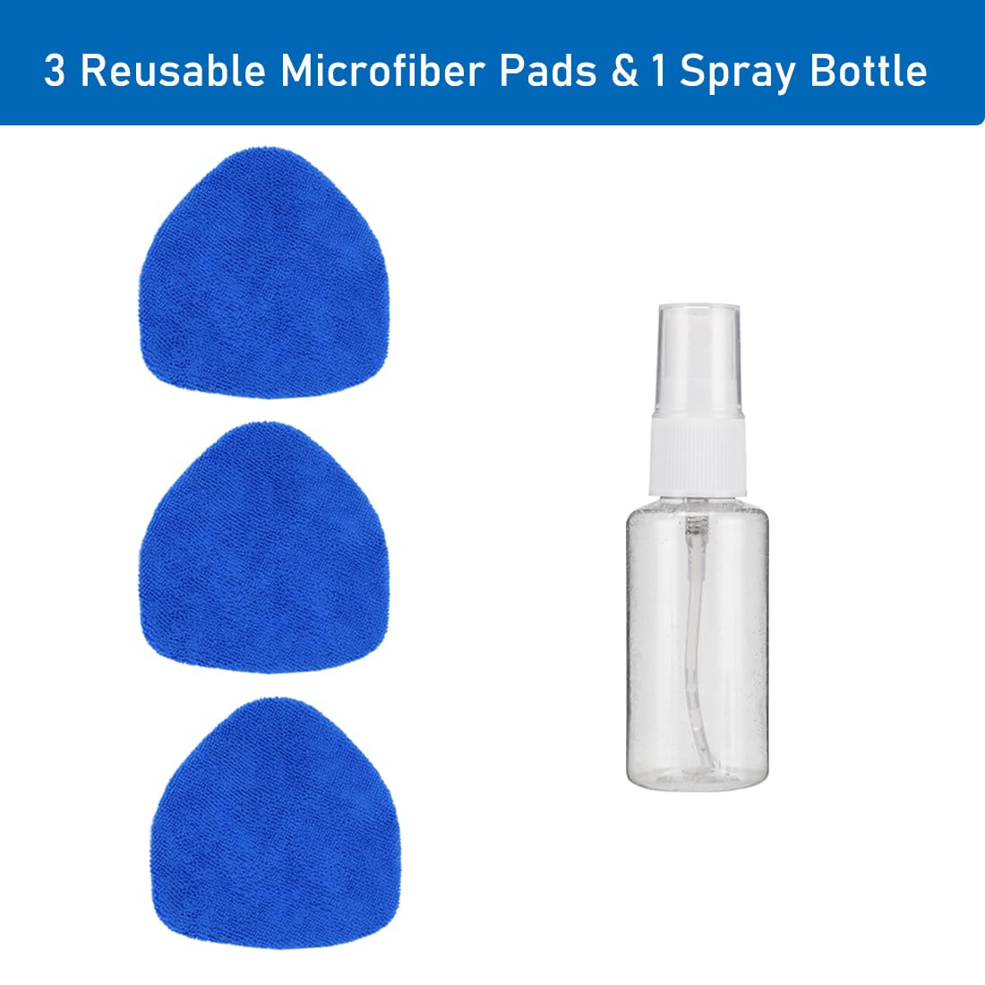 Gven Windshield Cleaner Tool - Interior Car Window Cleaner with Reusable Microfiber Pad - Auto Glass Cleaning Kit for Cars, Trucks & SUVs - Perfect for Streak-Free Windows at Home or On-the-Go