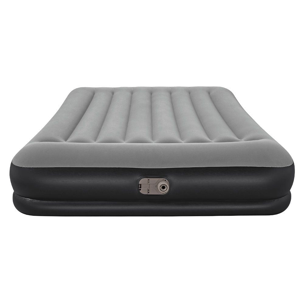 Bestway Premium Inflatable Air Mattress with Built-in Pump - Queen Size for Camping, Guest Bed & Home Comfort