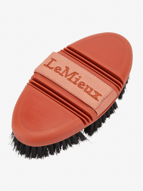 LeMieux Flexi Soft Body Brush for Horses - Gentle Grooming & Massage Tool for Shiny Coat & Healthy Skin - Perfect for Daily Care & Show Preparation