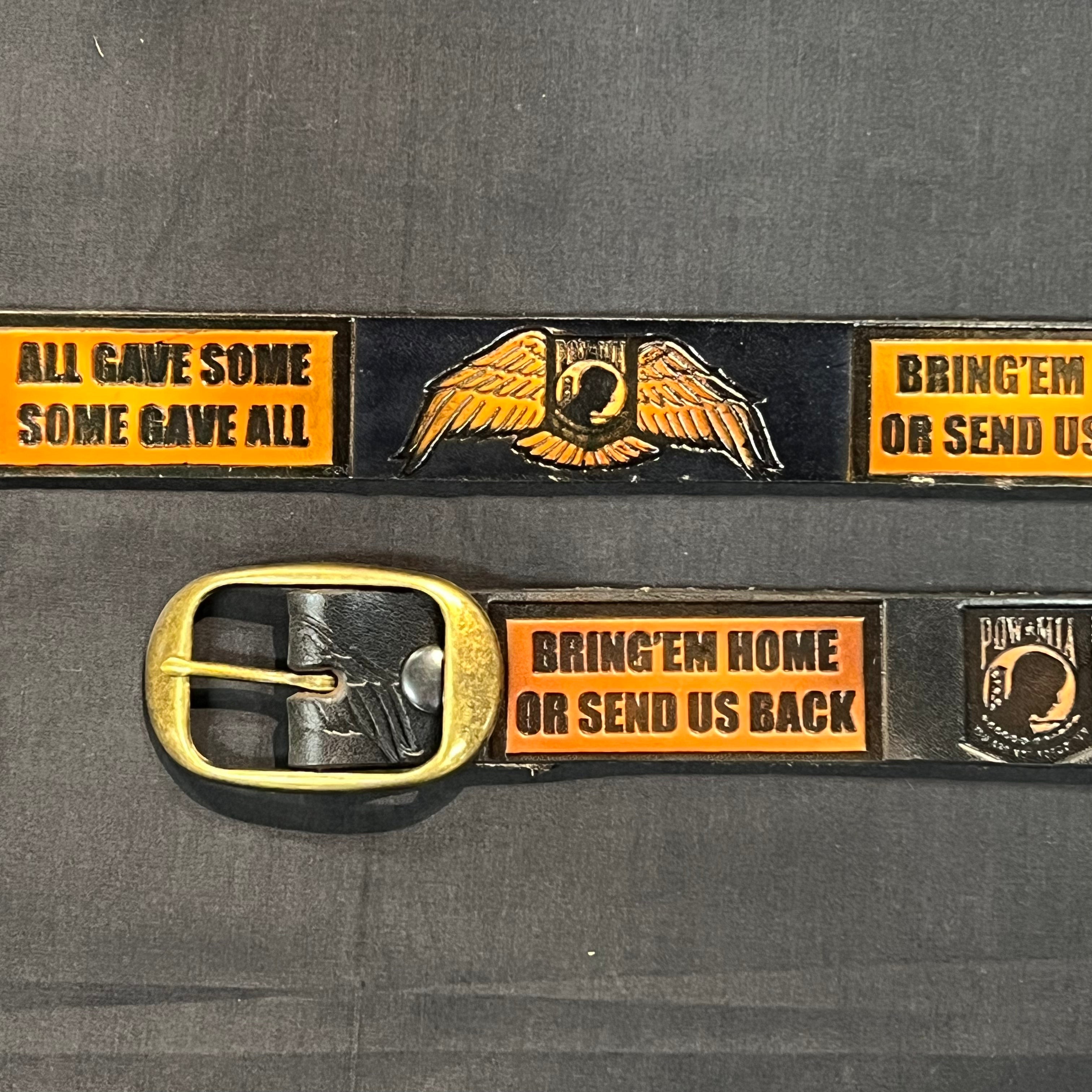 Belt Some Gave All - Patriotic Military Appreciation Belt for Men & Women - Perfect for Veterans Day, Memorial Day & Military Events
