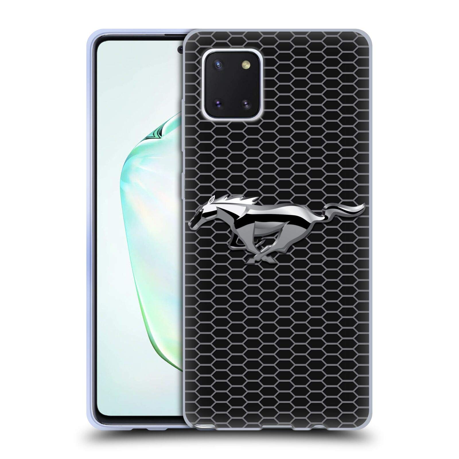 Head Case Designs Officially Licensed Ford Mustang Soft Gel Case for Samsung Galaxy Note10 Lite - Durable Protection for Work, Travel & Daily Use