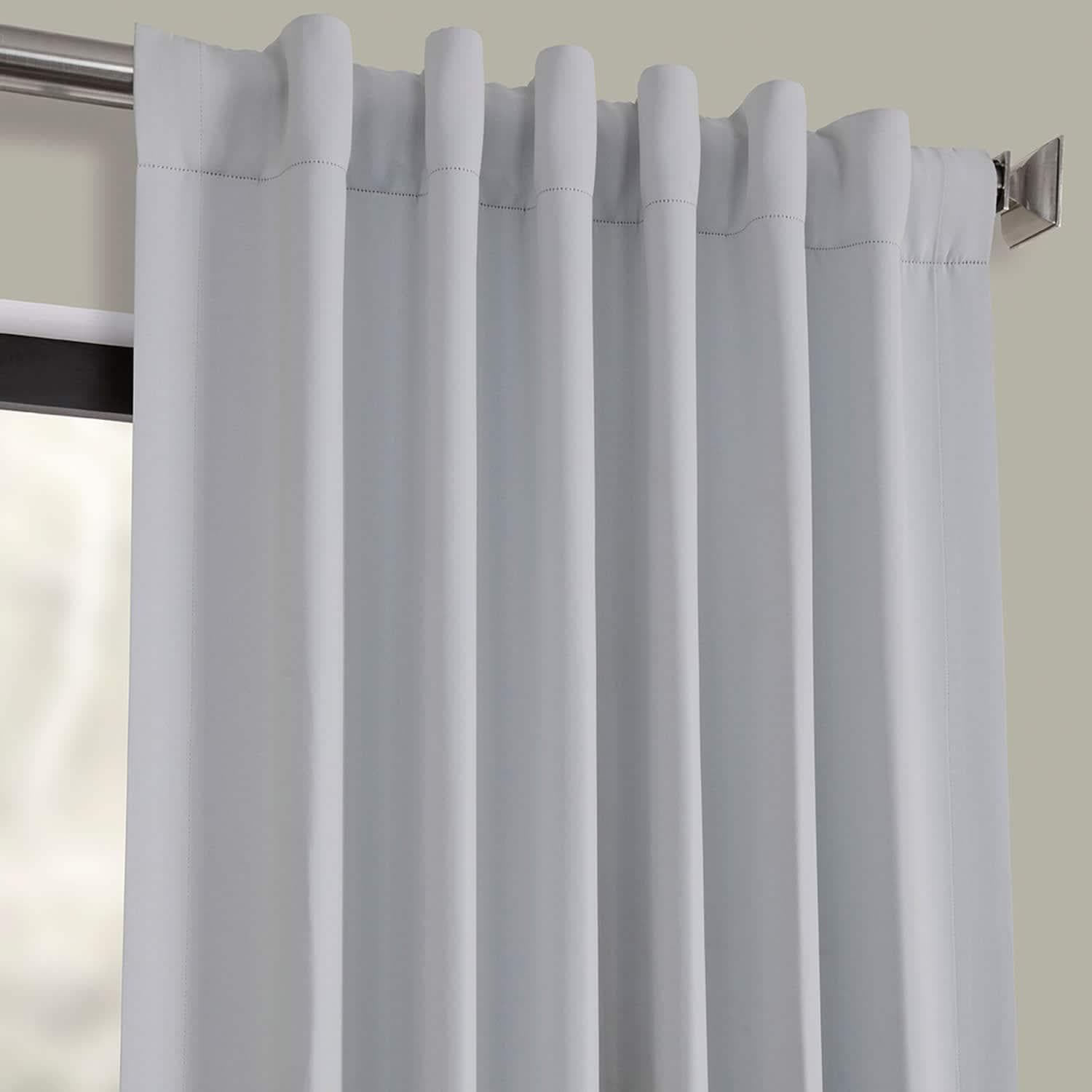 Arctic Grey Blackout Curtains - Thermal Insulated Room Darkening Drapes for Bedroom, Living Room & Nursery - Noise Reducing & Energy Saving Window Treatments