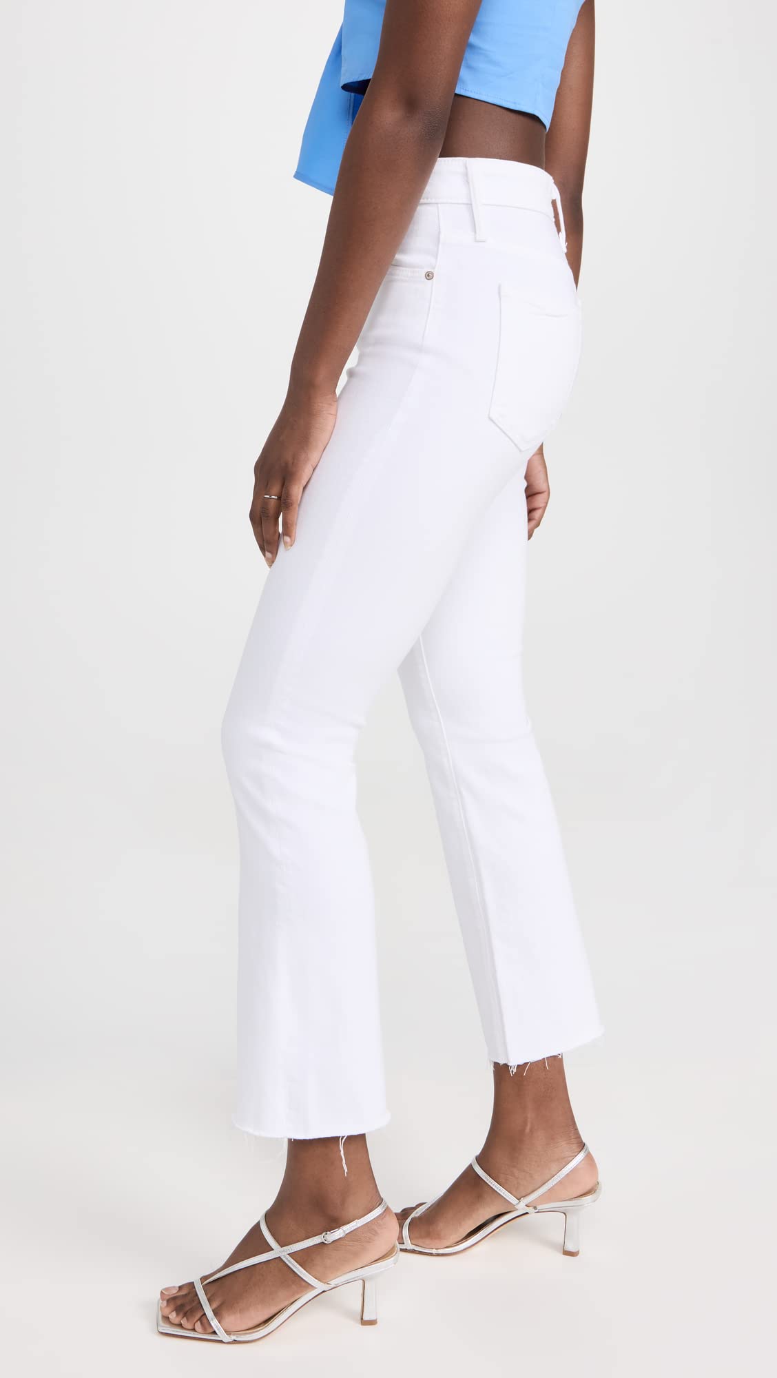AG Adriano Goldschmied Women's Farrah Boot Crop Jeans - High Waisted Stretch Denim for Casual & Night Out | Perfect with Boots & Heels