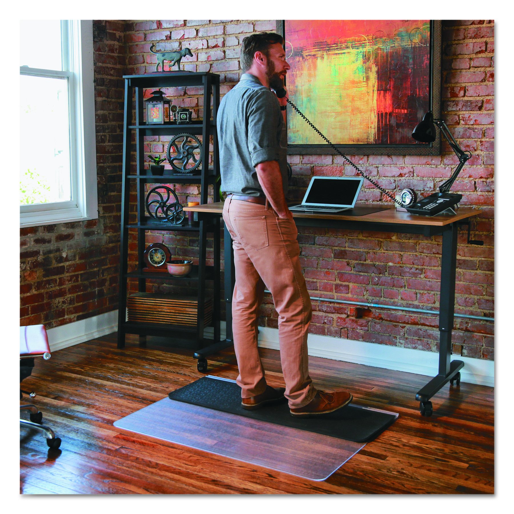 ES Robbins Anti-Fatigue Sit or Stand Mat for Carpet & Hard Floors - 45