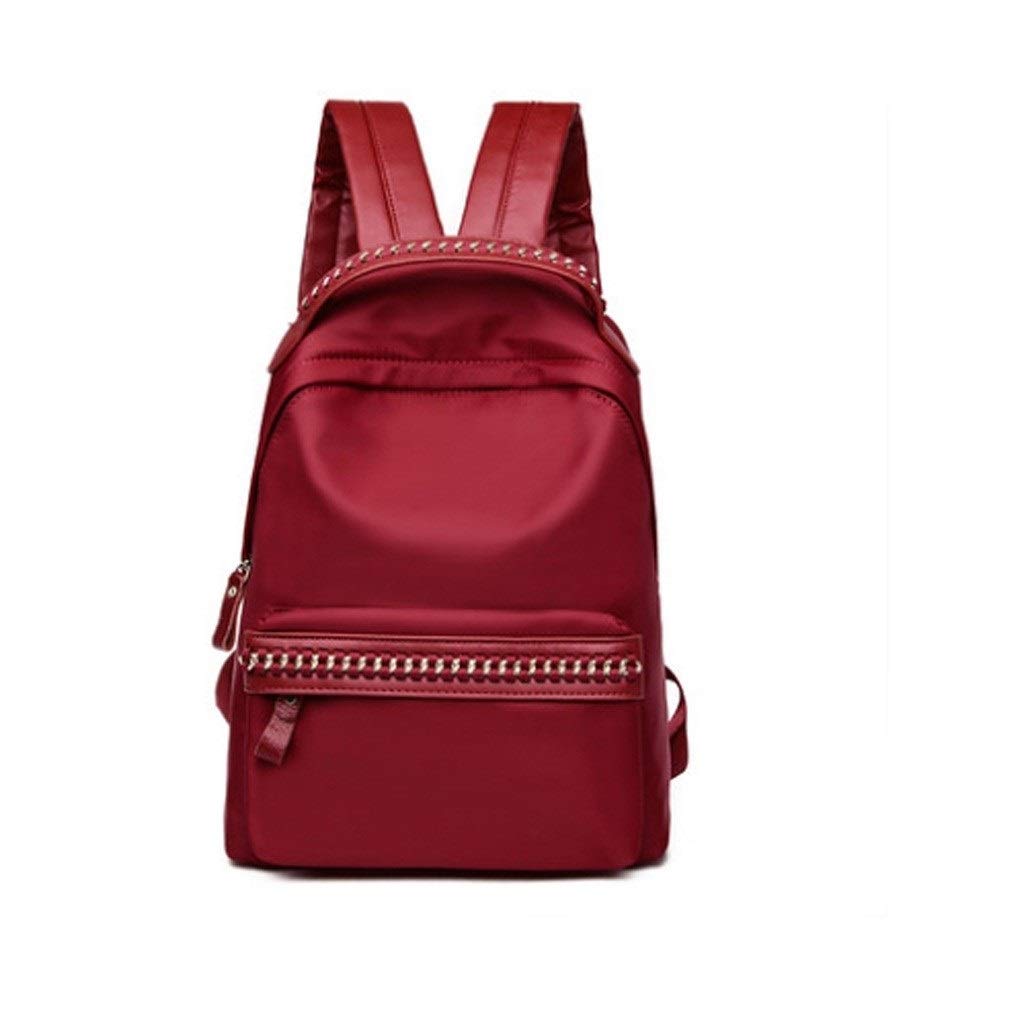 Women's Oxford Cloth Satchel Backpack - Large Capacity Solid Color Shoulder Bag for Students, Travel & Outdoor Activities | Lightweight Casual Daypack for Work, School & Daily Commute